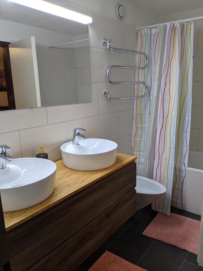 Ferienwohnung Alpenblick Davos Bagian luar foto