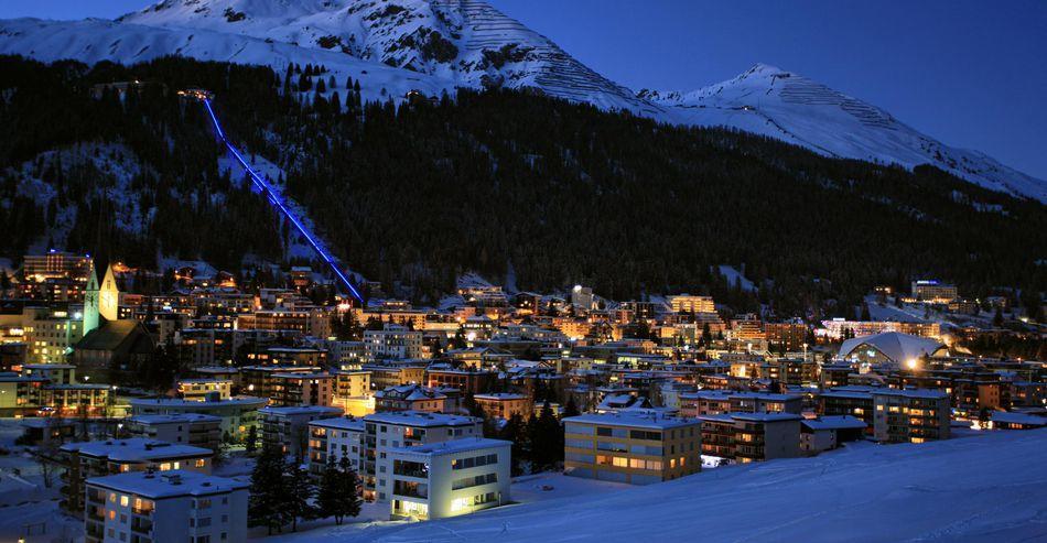 Ferienwohnung Alpenblick Davos Bagian luar foto